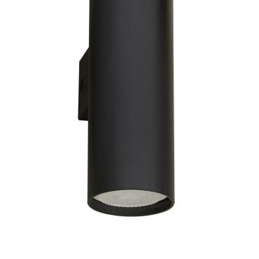 Nova Luce Nosa - wandverlichting - 5,6 x 8 x 18 cm - zandzwart