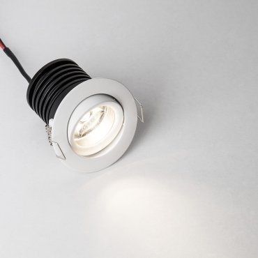 Nova Luce Tif - inbouwspot - Ø 60 mm, Ø 52 mm inbouwmaat - 2W LED incl. - zandwit