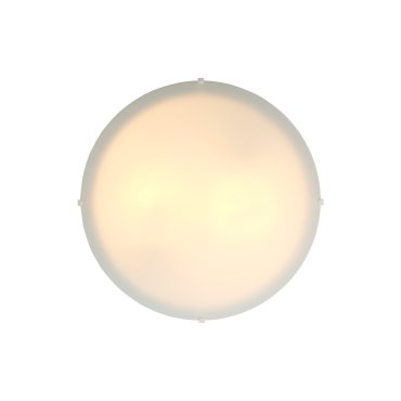 Nordlux Standard - plafondlamp - Ø 37,8 x 9,9 cm - wit
