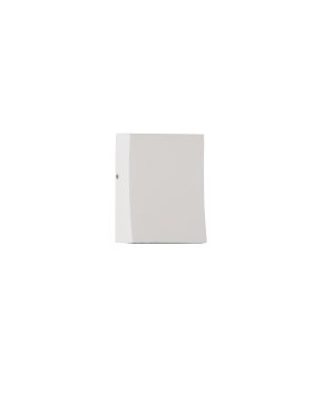 Nova Luce Boxy - buiten wandverlichting - 6,5 x 9 x 3,8 cm -  3W LED incl. - IP65 - zandwit