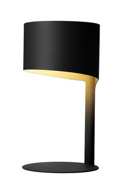 Lucide Knulle - tafellamp - 28cm - zwart