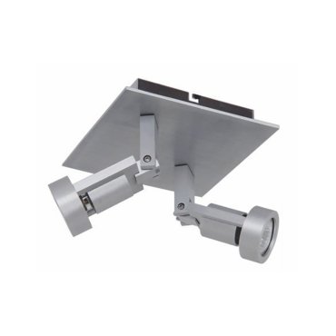 Artdelight Tech - opbouwspot 2L - 18 x 18 x 18,5 cm - aluminium