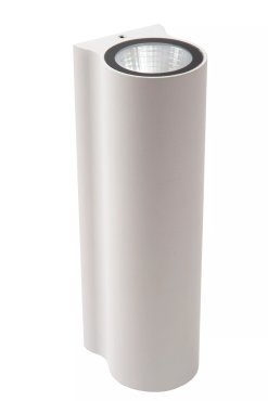 Lucide Akra - buiten wandverlichting - 5,5 x 6,5 x 20 cm - 2 x 6W LED incl. - IP54 - wit