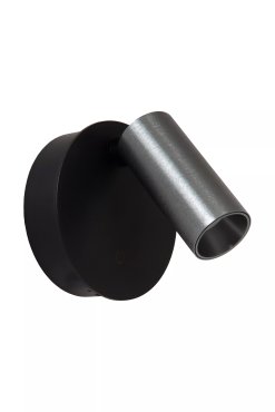 Lucide Toni - oplaadbare wandlamp - Ø 8,1 x 12,4 cm - 2W dimbare LED incl. - grijs