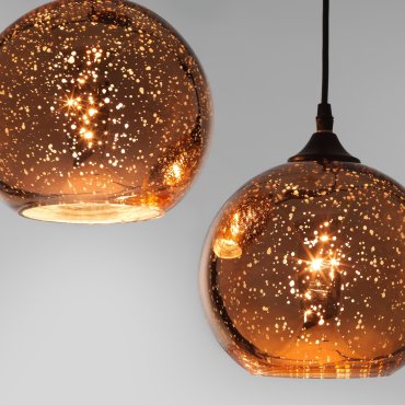 Nova Luce Blaze - hanglamp - Ø 35 x 155 cm - koper
