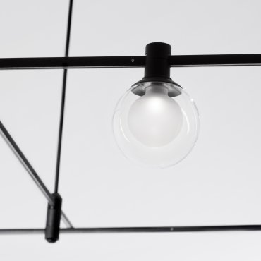 Nova Luce Minimal - lichtpunt magnetisch railsysteem - Ø 10 x 14 cm - 5W LED incl. - zwart