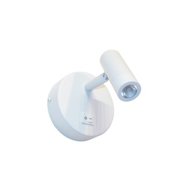 Artdelight Simply - wandlamp met schakelaar - 11,5 x 8 x 10 cm - 3W LED incl. - wit