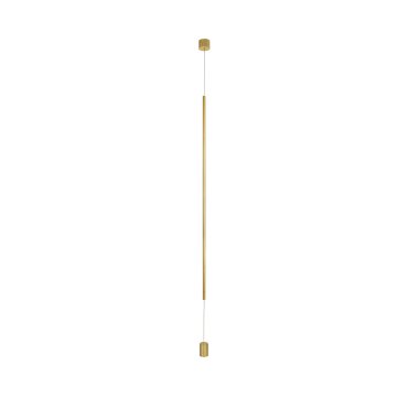 Nova Luce Elettra - hang/staanlamp - Ø 7 x 300 cm - 20W LED incl. - messing goud