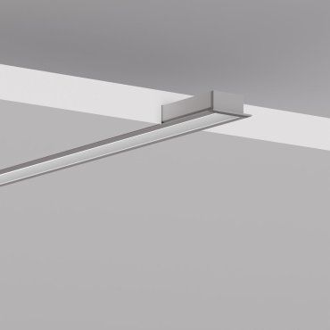 KLUS MICRO-30DEG-K - inbouw LED profiel met schuine lichthoek van 30 graden - 2,64 x 1,12 cm - aluminium