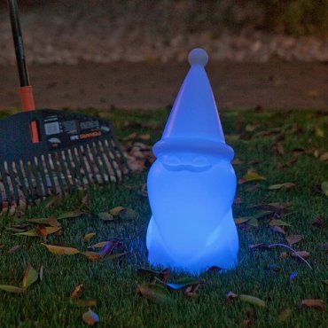 New Garden Amelio - RGB tafellamp op zonne-energie met afstandsbediening - 41 x 19 x 18 cm - IP65 - wit
