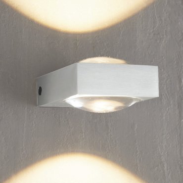 Artdelight Jena - wandverlichting - 9,5 x 7 x 3,5 cm - 2 x 3W dimbare LED incl. - aluminium