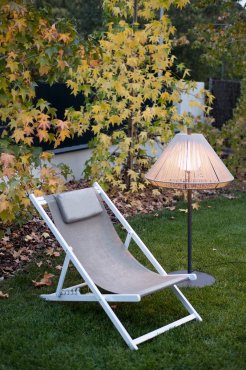 Faro Saigon - buiten staanlamp - Ø 66,5 x 120 cm - IP65 - grijs en beige