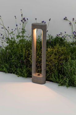 Faro Totem - tuinpaal - 15 x 8,5 x 60,4 cm - 6,5W LED incl. 3000K - IP55 - cement grijs