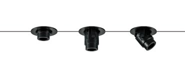 VK Lighting Bala - inbouwspot - Ø 52 mm, 42 mm inbouwmaat - 3W LED incl. - zwart