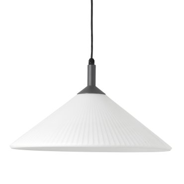 Faro Saigon - hanglamp - Ø 55 x 20 cm - IP65 - mat wit