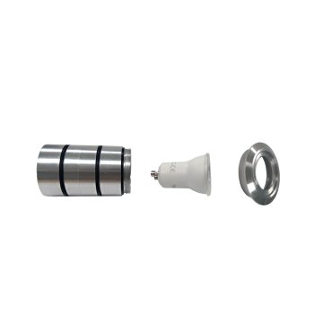 VK Lighting Gaia Round - grondspot - Ø 5 x 7 cm - IP65 - chroom