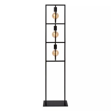 Lucide Suus - vloerlamp - 34 x 24 x 145 cm - zwart