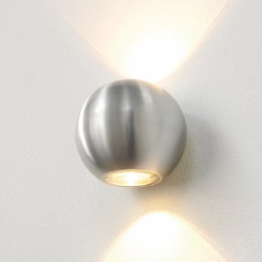 Artdelight Denver - buiten wandverlichting - Ø 10 cm - 2 x 4W dimbare LED incl. - IP54 - aluminium