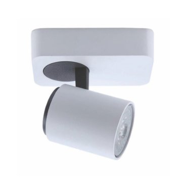 Artdelight Vivaro - opbouwspot 1L - 12 x 7 x 11,5 cm - zwart