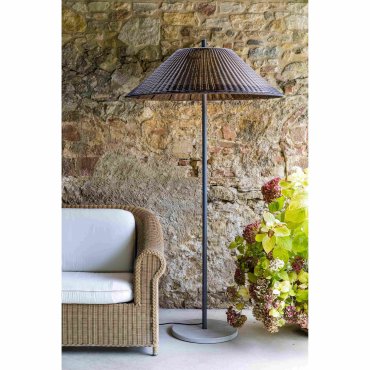 Faro Saigon - vloerlamp - Ø 103 x 195 cm - IP65 - bruin