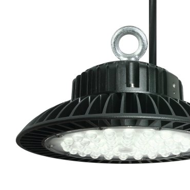 ONE Light Industrial LED UFO - buiten plafond/wandverlichting - Ø 27 x 17 cm - 150W LED incl. - IP65 - zwart