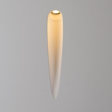 VK Lighting Gypsum - inbouw wandverlichting - 10 x 4,5 x 32 cm - 1W LED incl. - wit