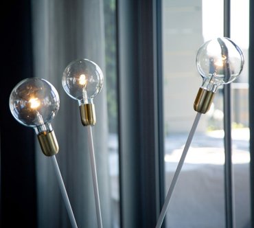 Daylight Italia Spiral Beauty LED lamp - Ø 12,5 x 17,8 cm - E27 - 4,5W dimbaar - 2700K - transparant