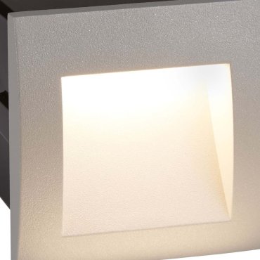 Searchlight Ankle - inbouw wandverlichting - 9 x 9 x 8 cm - 1W LED incl. - IP65 - grijs