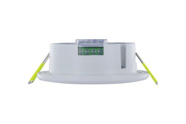 Integral LED - microwave bewegingssensor  - Ø 93 mm, Ø 73 mm inbouwmaat - mat wit