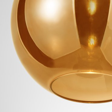 Nova Luce Nazio - hanglamp - Ø 25 x 120 cm - goud en chroom
