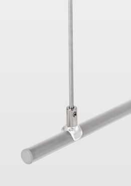 KLUS FI-3 - aluminum staaf - Ø 0,3 x 200 cm - zilver