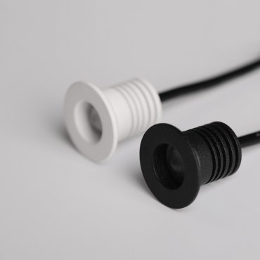 Nova Luce Tiny - inbouwspot - Ø 25 mm, Ø 18 mm inbouwmaat - 1W LED incl. - IP44 - wit