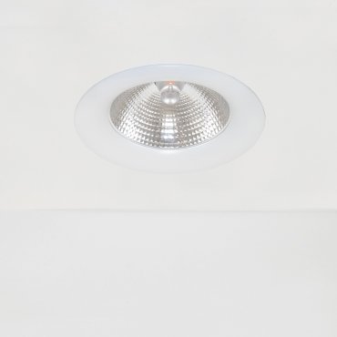 Artdelight Dawn - inbouwspot - Ø 115 mm, Ø 105 mm inbouwmaat - 7W LED incl. - IP44 - wit
