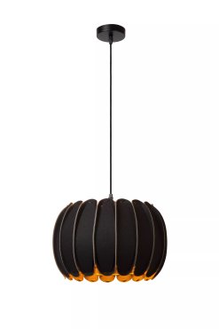 Lucide Spencer - hanglamp - Ø 30 x 149,5 cm - zwart