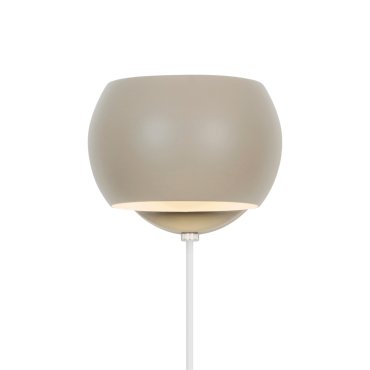 Nordlux Belir - wandlamp - Ø 13 x 11 x 15,6 cm - bruin
