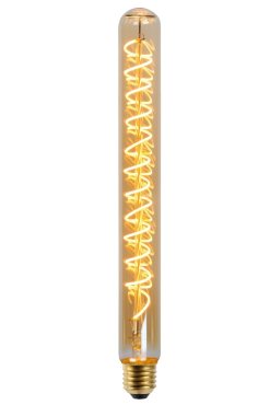 Lucide LED filament lamp -Ø 3,2 x 30 cm - E27 - 5W dimbaar - 2200K -amber