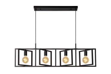 Lichtkoning Apollo - hanglamp - 112 x 7 x 165 cm - zwart