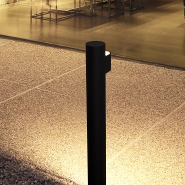 Nova Luce Aduro - tuinpaal - 7,5 x 65 x 11,7 cm - 8W LED incl. - IP54 - donker antraciet