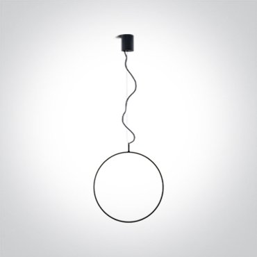 ONE Light Decorative - hanglamp - Ø 40 x 150 cm - 20W dimbare LED incl. - zwart