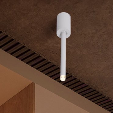 Nova Luce Ornos - plafondlamp - Ø 5 x 29,5 cm - 4W LED incl. - zandwit