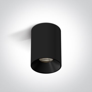 ONE Light Wall &amp; Ceiling LED - opbouwspot 1L - Ø 6 x 8 cm - 7W LED incl. - zwart