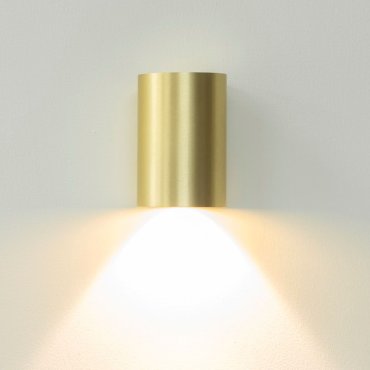 Artdelight Brody - wandlamp - Ø 7,2 x 11 cm - 4W LED incl. - IP54 -  geborsteld goud