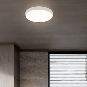 Nova Luce Roi - plafondlamp - Ø 40 x 8,5 cm - 37W dimbare LED incl. - zandwit