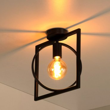 Lucide Suus - plafondlamp - 28 x 23,5 x 30,5 cm - zwart