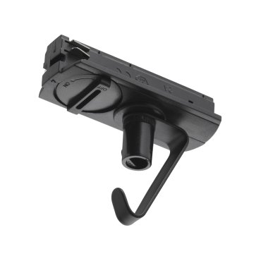Nordlux Link Adaptor - 1- fase railsysteem - pendeladapter - 8 x ,35 x 5,5 cm - 115W - zwart
