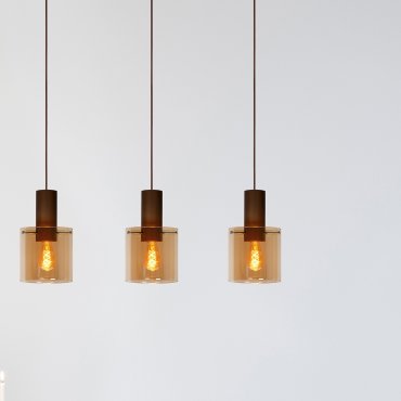 Lucide Toledo - hanglamp - 100 x 20 x 165 cm - amber
