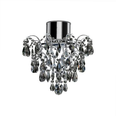 Searchlight Bathroom - badkamer kroonluchter - Ø 36 x 38 cm - IP44 - chroom
