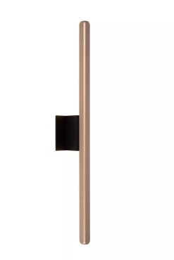 Lucide Braga - wandlamp - 10 x 8 x 62 cm - koffie