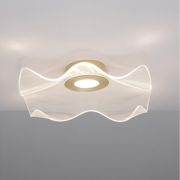 Nova Luce Siderno - plafondverlichting - 50 x 50 x 20 cm - 31W LED incl. - goud