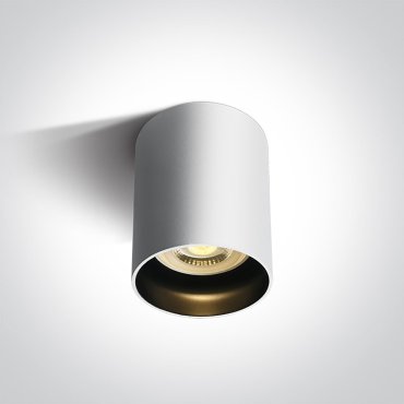 ONE Light GU10 Dark Light - opbouwspot 1L - Ø 6,8 x 9,5 cm - wit